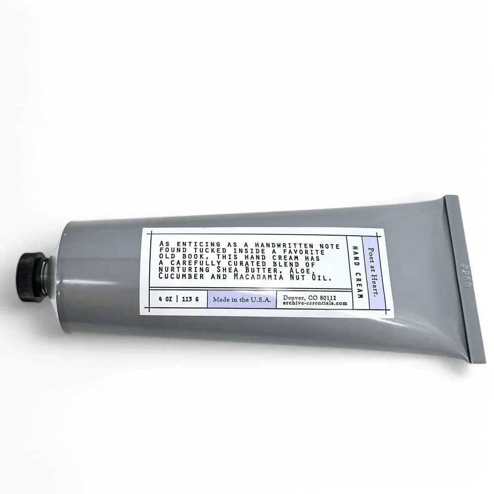 Archive Poet at Heart Hand Cream Calming Rosehip and Lavender Margot Elena 4 oz